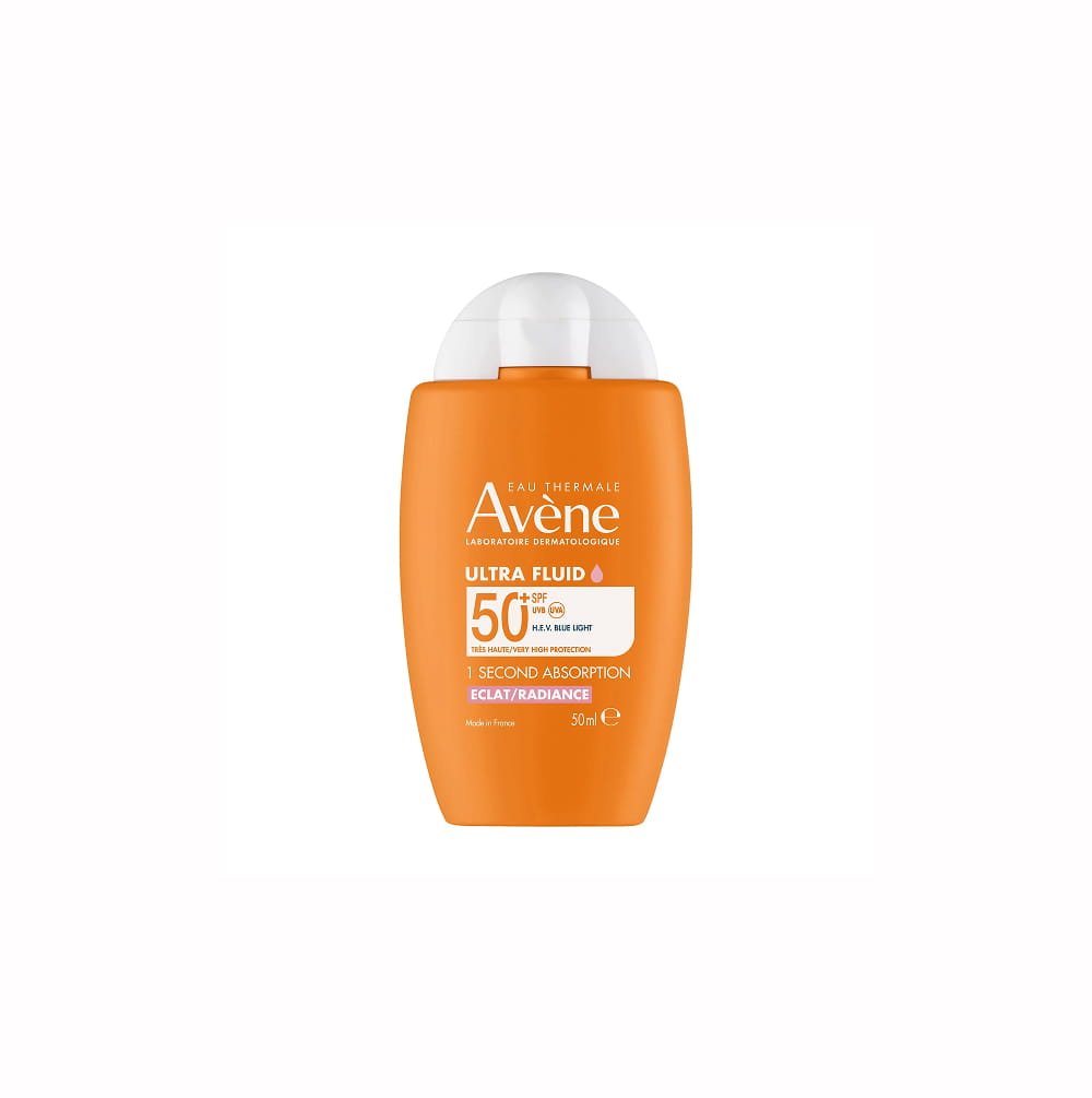 Avene SUNSCREEN - Ultra Radiance Fluid SPF50+ - Face - Sensitive Skin, 50ml