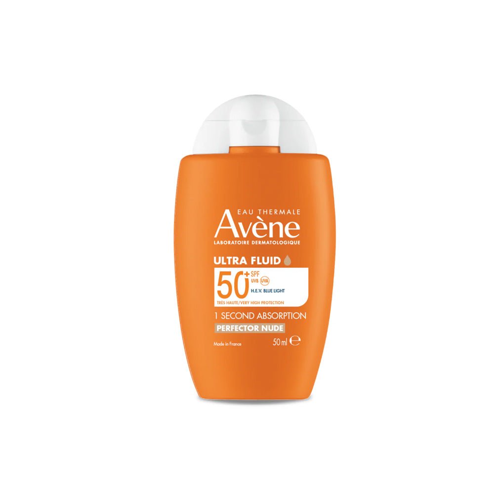 AVENE Ultra Fluid Tinted Perfector SPF 50+ Sunscreen 50ml Sensitive Skin - no white cast