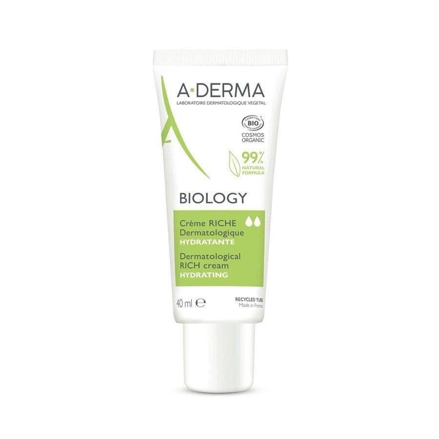 ADERMA Biology Creme Riche Dermatologique Hydratante 40ml